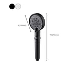 Plastic Wall Mounted Shower Head Modern Handheld Shower Head