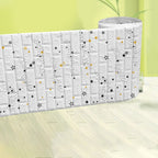 Modern Pearl Wainscoting Waterproof PVC Wall Access Panel Peel and Stick Wall Tile
