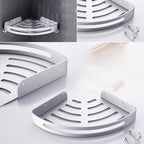 Contemporary silver metal bathroom accessory set with towel rack