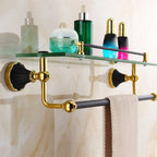 Traditional Bathroom Accessories Set Towel Bar Bathroom Shelf Black Bathroom Accessories Set
