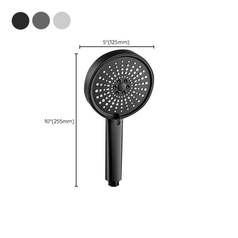 Modern Spray Head Round Handheld Water Filtration Showerhead Self-Cleaning