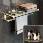 Modern Bathroom Accessories Set Bathroom Shelf Gold Towel Holder Bathroom Hardware Set