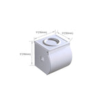 Silver Contemporary Bathroom Hardware Set Stainless Steel Aluminum Bathroom Set