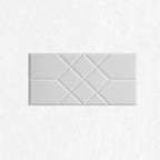 Modern PVC Cap Verflooring Smooth Wall Interior 3D Living Room Board Set of 2