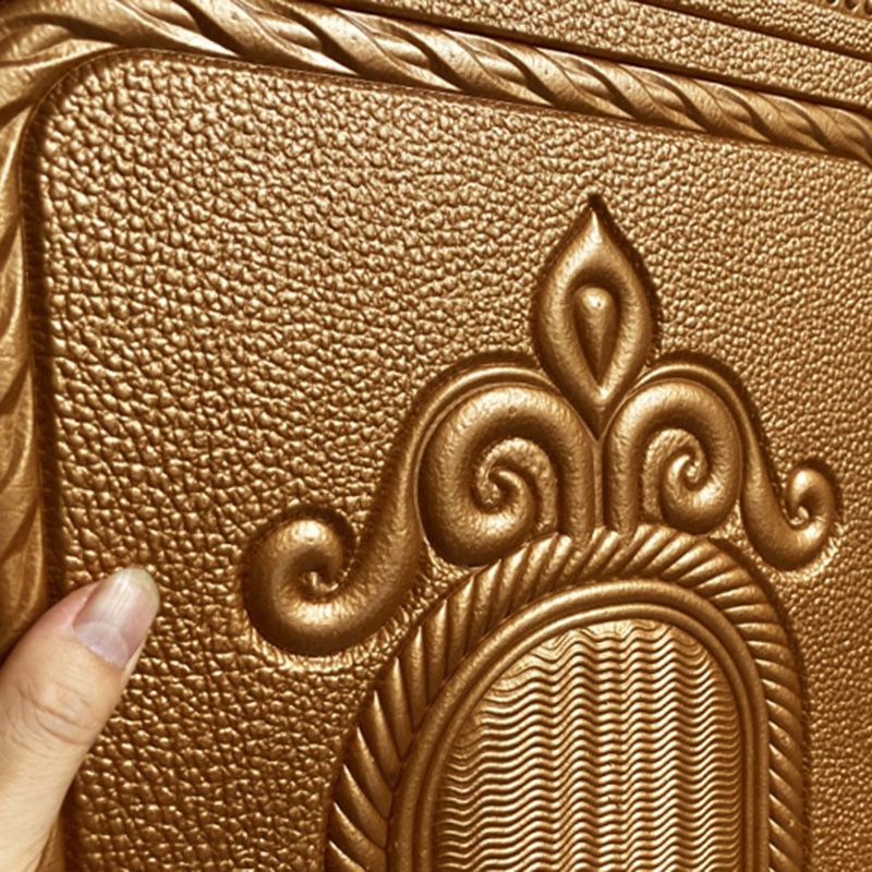 Glam Style Wall Cladding Living Room Peel and Stick 3D Embossed Waterproof Wall Cladding