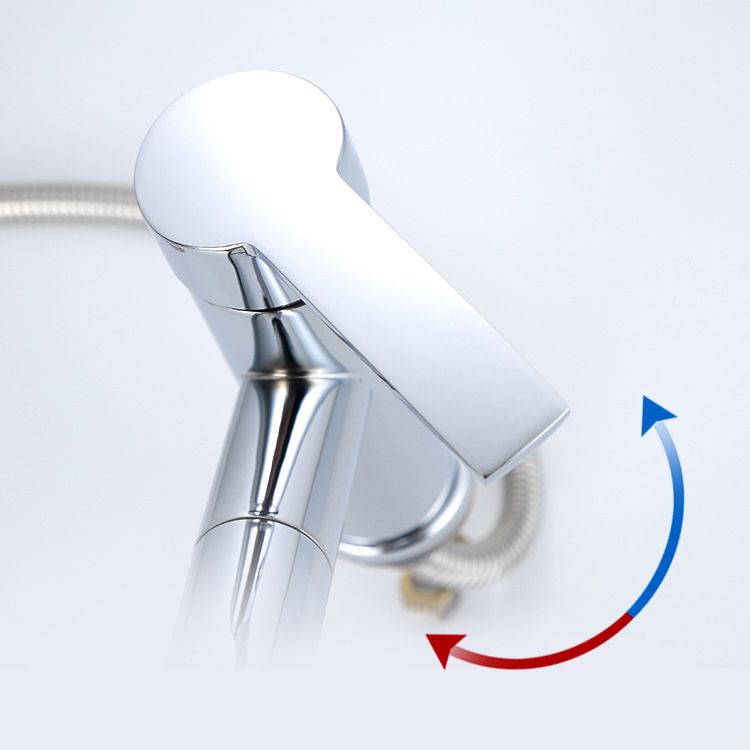 Contemporary Style Faucet Single Handle Basin Mixer Bathroom Faucet