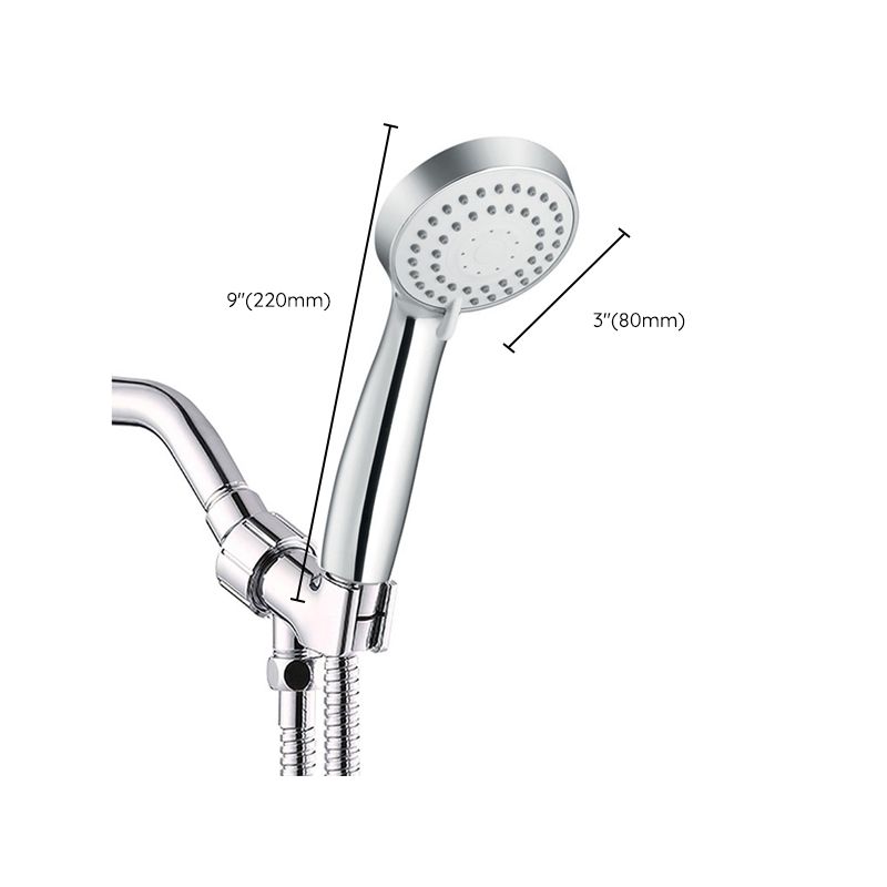 Round Handheld Showerhead Modern Style Hand Shower for Home