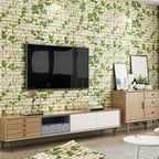 Industrial Wall Panel 3D Brick Wall Panels Waterproof Stickers Wall Tiles Set of 10