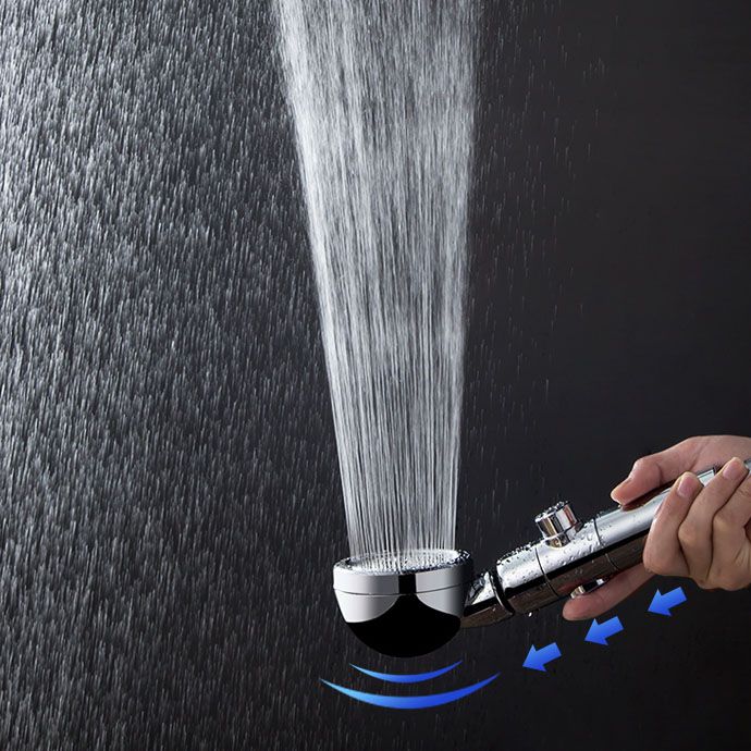 Metal Universal Pressure Shower Head Adjustable Water Flow Handheld Shower Head