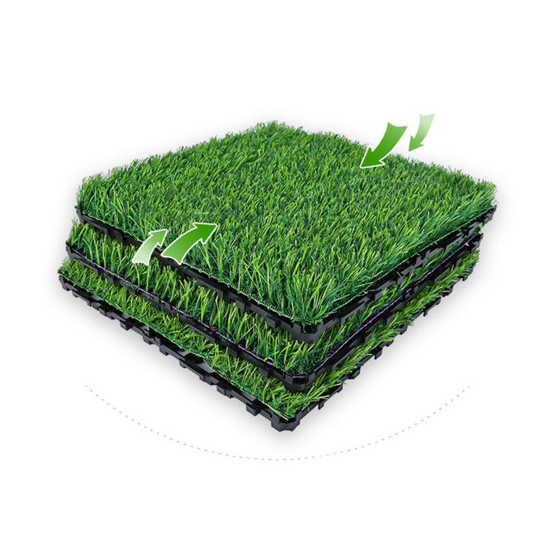 Outdoor Deck tiles with striped detail composite snap parts wood deck tiles