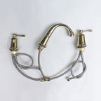 Glam Style Faucet Widely used sink faucet with 2 handles and 3 holes