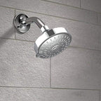 Wall-mounted Metal Shower Head Modern Round Shower Head Fixed Shower Head