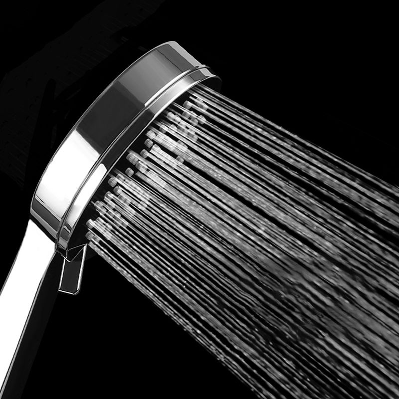 Contemporary Rainfall Shower Head Combo Round Single Spray Shower Combo