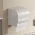 Contemporary Bathroom Hardware Set in White with Bath Shelf/Towel Holder/Paper Holder