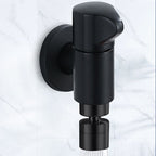 Industrial Wall Mounted Bathroom Faucet Handle Solid Brass Fitting