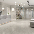 Waterproof Plastic Floor Tile Look Square Edge Floor Tile