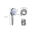 Modern Plastic Showerhead Wall Mounted Showerhead with Adjustable Spray Pattern