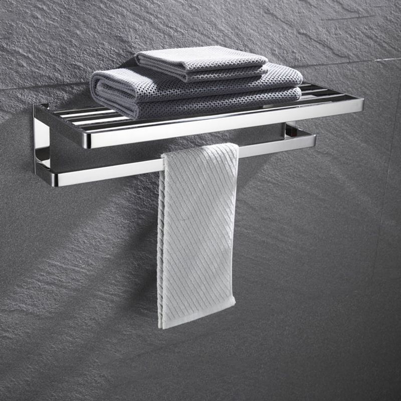 5-piece modern bathroom accessories as single item or in set Polished chrome bathroom set