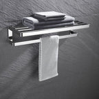 5-piece modern bathroom accessories as single item or in set Polished chrome bathroom set
