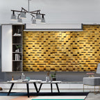 Wood Mosaic Cladding Shiplap Glue Contemporary Interior Wall Cladding