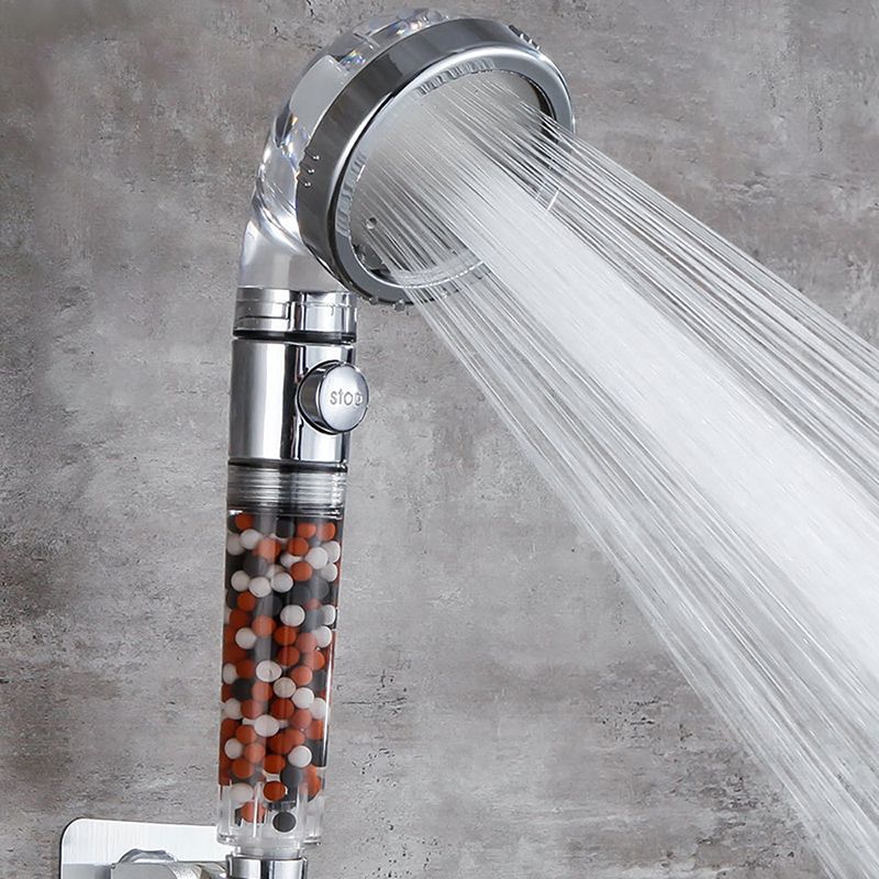 Handheld shower head with catalyst water filtration wall-mounted shower head