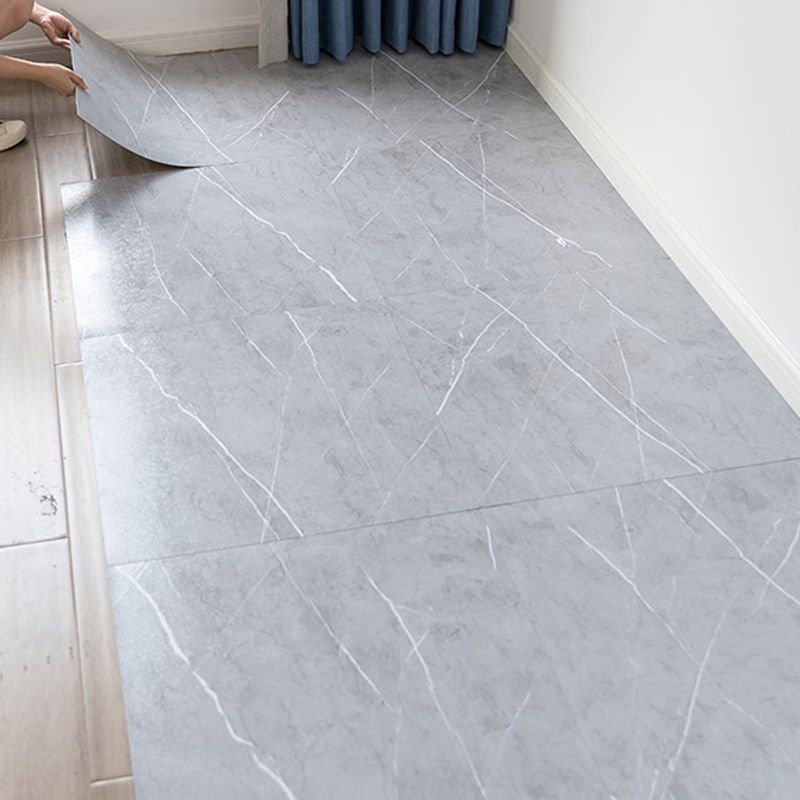 Modern vinyl tiles made of plastic, self-adhesive, marble look, fade-resistant tile floor