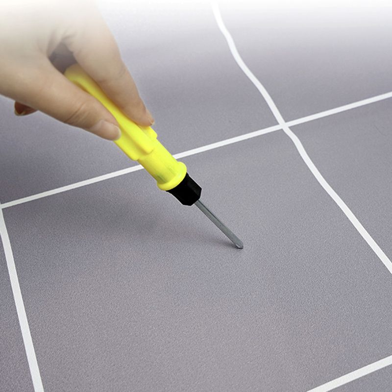 4 mm thick PVC flooring Living Spaces Smooth Peel & Stick Vinyl Flooring