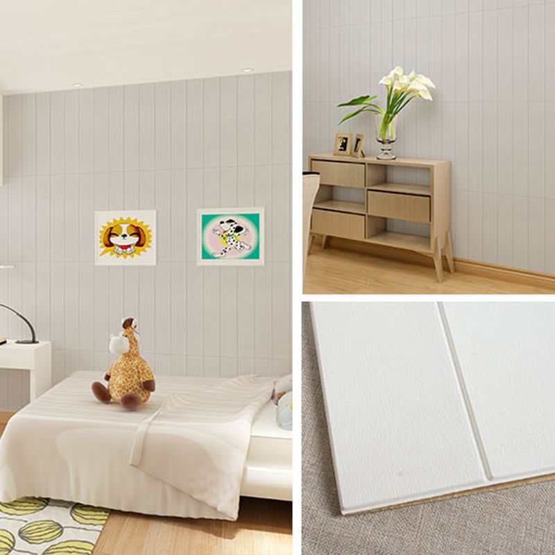 PVC Wall Paneling Smooth Wall Indoor Living Room Planks Set of 2