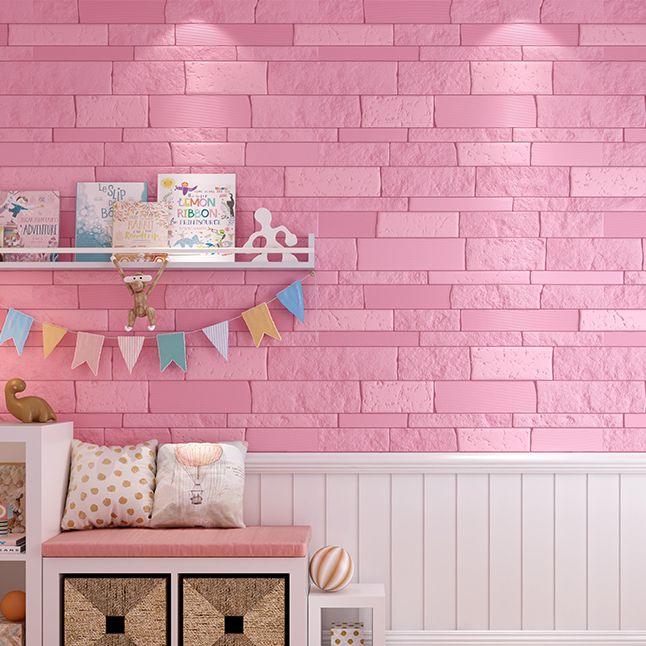 Industrial 3D Brick Wall Plank Bathroom Living Room Wall Panel Set of 10