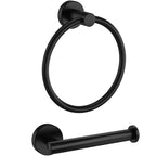 Traditional 2-piece bathroom hardware set towel ring/paper holder