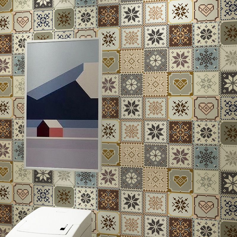 Modern Peel-and-Stick Wall Tile Mosaic Peel-and-Stick Tile