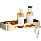 3-piece modern bathroom accessory set made of stainless steel, bathroom shelf