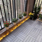 Corrosion-resistant Wood Floor Modern Style Square Outdoor Wood Floor