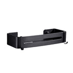 Matt Black Modern Bathroom Accessory Set, Set of 3, Bathroom Shelf