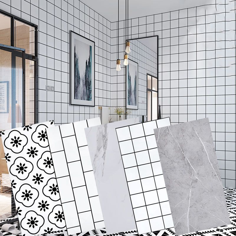 Field tile Peel and Stick backing plate Plastic Peel and Stick backing plate with waterproof