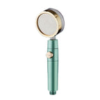 Modern Shower Head for the Bathroom 2-Jet Massage Rain Shower Round Wall Mounted Shower Head