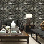 3D embossing interior wall panel self-adhesive square wall panel