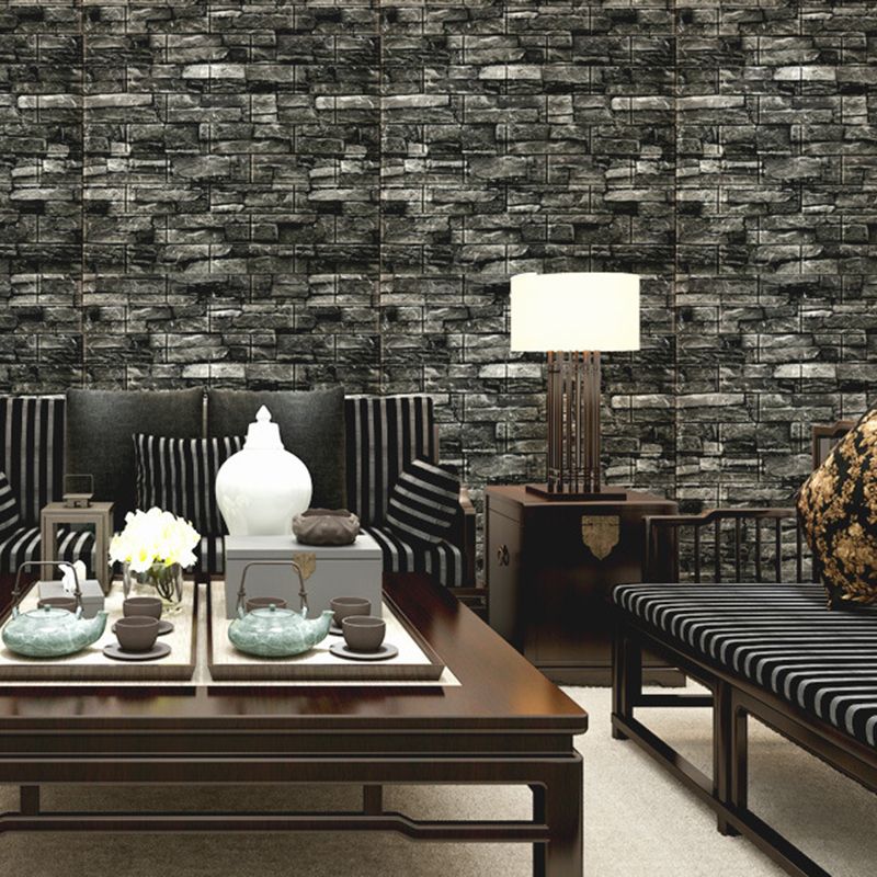3D embossing interior wall panel self-adhesive square wall panel