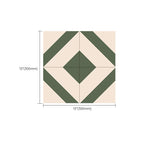 PVC Peel and Stick Wall Tile Square Single Tile Wallpaper with Slip Resistance