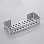 Silver Bathroom Accessory Set Modern Anti-Rust 1/2/3 -piece Bath Shelf