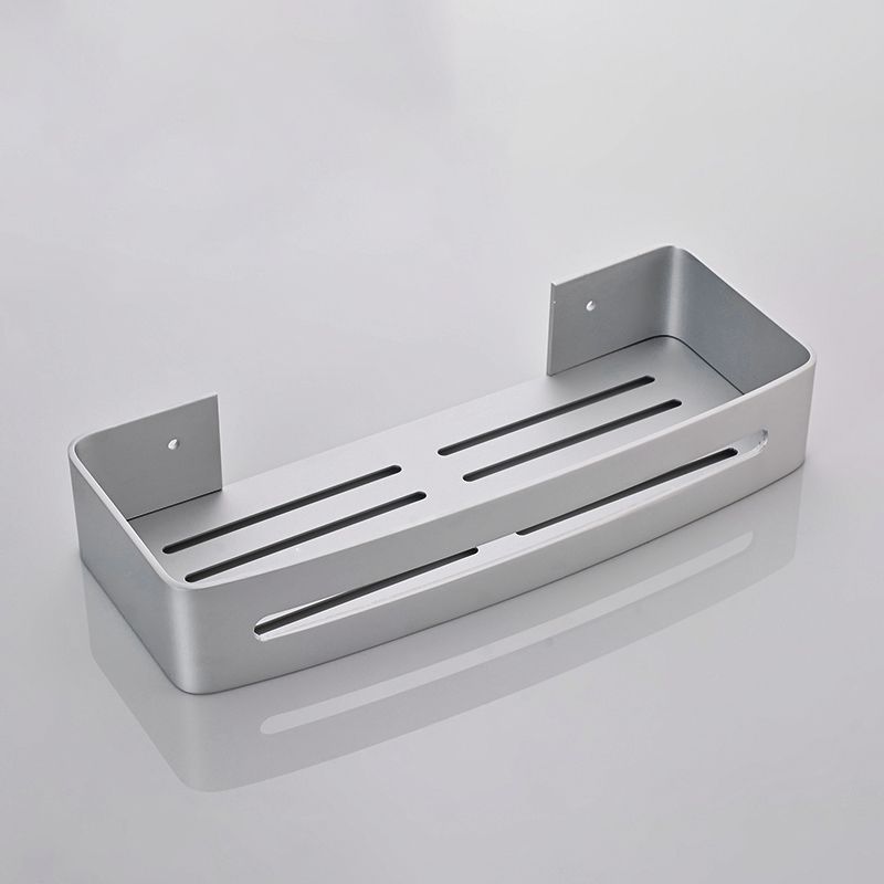 Silver Bathroom Accessory Set Modern Anti-Rust 1/2/3 -piece Bath Shelf