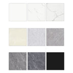 Rectangular Mold Resistant Tile PVC Single Peel & Stick Tile for Splashback Wall