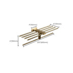 Traditional Golden Bath Accessory Set Brass Bathroom Accessories Kit