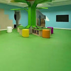 Waterproof PVC Floor Square Peel and Stick Fireproof PVC Floor