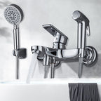 Popular Bathtub Filler Wall-Mounted Lever Handle Fixed Bathtub Faucet Trim