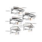 Metal Bathroom Hardware Set Adhesive Installation Bathroom Accessories Kit