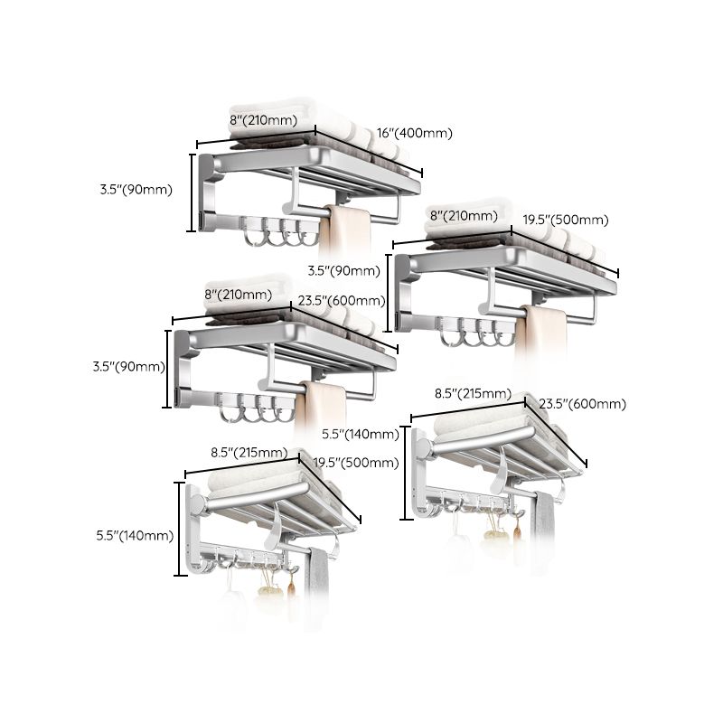 Metal Bathroom Hardware Set Adhesive Installation Bathroom Accessories Kit
