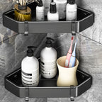 Modern Black-White Metal Bath Hardware Set Bath Shelf Bathroom Hardware Set
