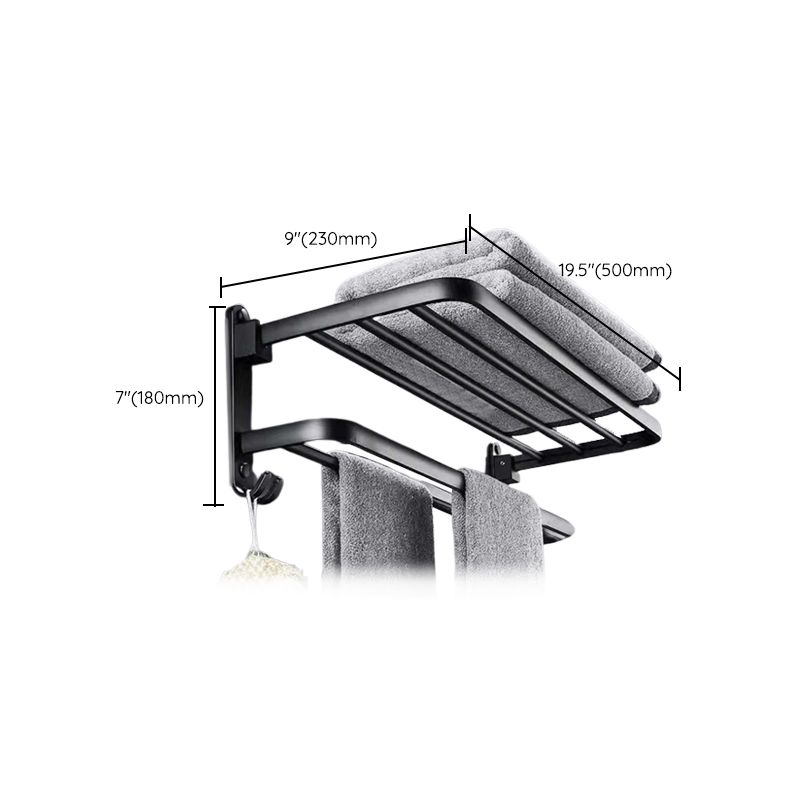Modern Bathroom Accessory Set Black Soap Dish Bath Shelf Bathroom Set