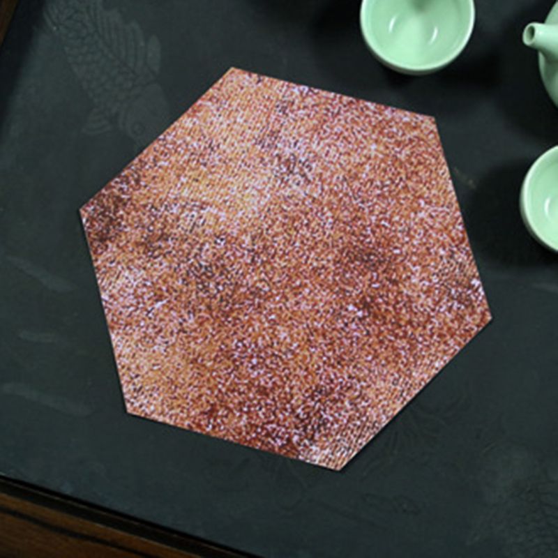 Peel & Stick Tiles Stain Resistant Hexagonal Plastic Peel & Stick Tiles 20-Pack